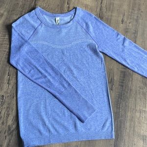 Women’s long sleeve athletic top.